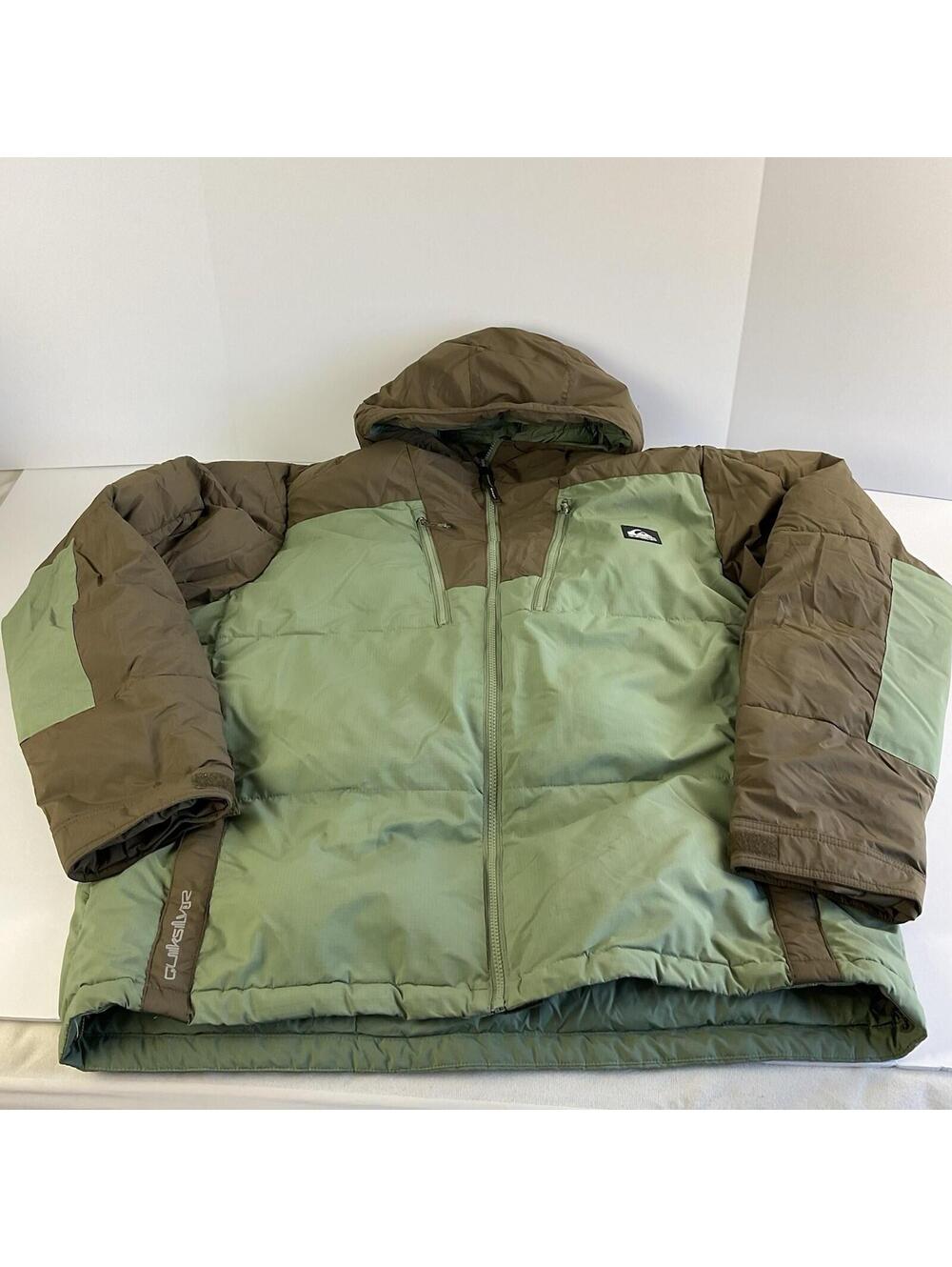 Quiksilver Snow Puffer Hooded Jacket Men’s Size 2-XLarge